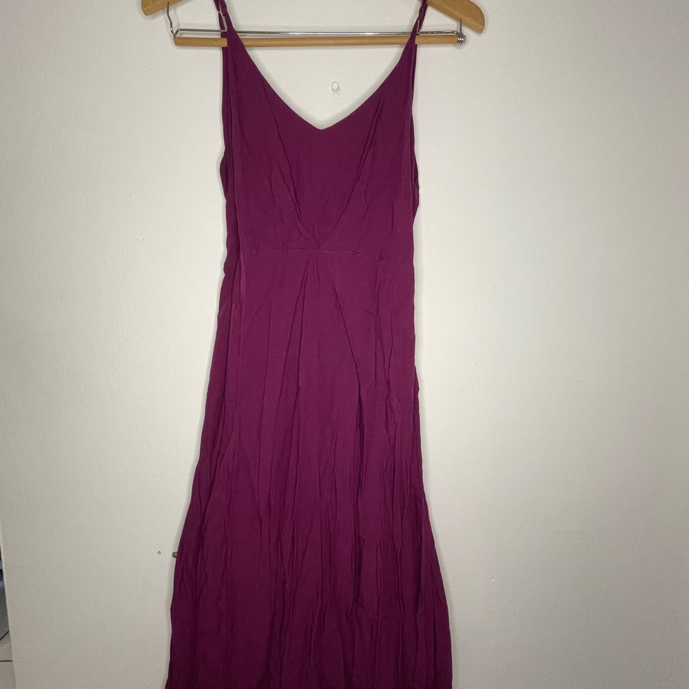 Maxi purple dress